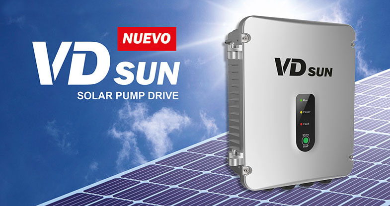 Nuevo variador VDSUN IP65 para bombeo solar
