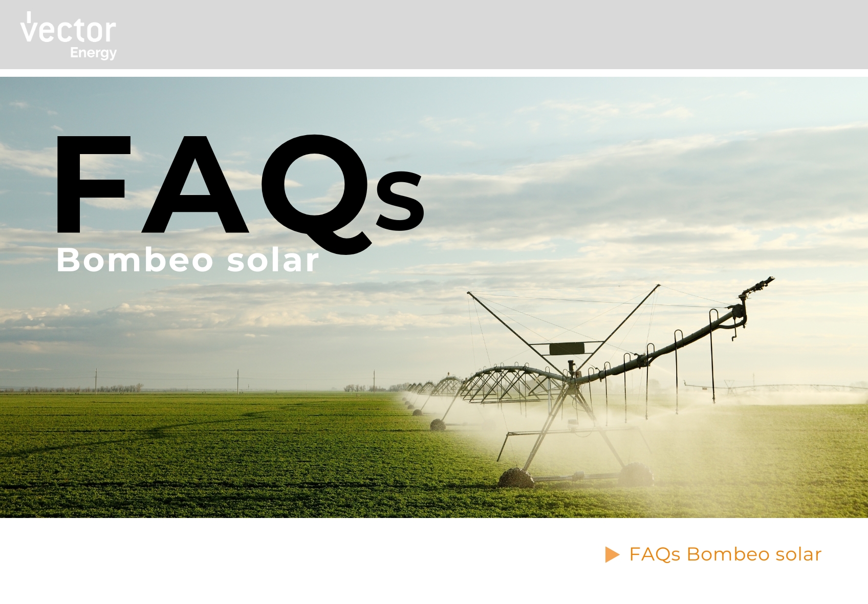 Frequently asked questions about solar pumping